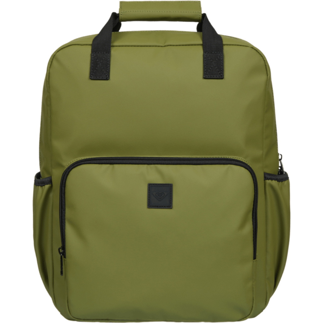 2026 Roxy Femmes Vague Chuchotement En Caoutchouc Sac à Dos ERJBP04992 - Oil Green